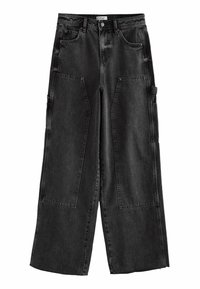CARPENTER WIDE LEG  - Vaqueros boyfriend - black