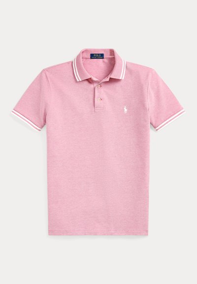 Polo Ralph Lauren CUSTOM SLIM FIT STRETCH MESH POLO SHIRT - Polo shirt - adirondack berry/white