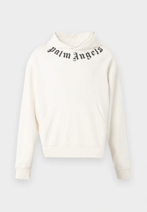 NECK LOGO REGULAR - Sweat à capuche - off white/black