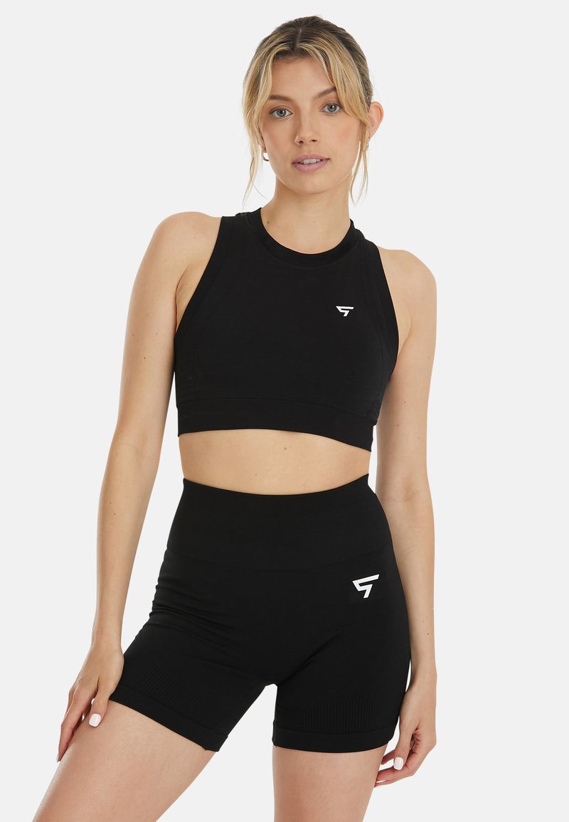 SQUATPROOF - SUPPORT SEAMLESS HIGH NECK  - Top - black, Vergroten