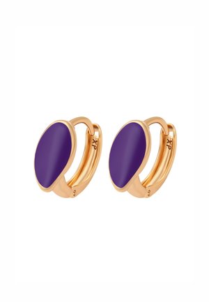 Fülbevalók - rose gold purple