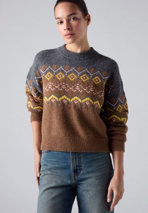Levi's®, CHARLOTTE FAIRISLE - Пуловер - fairisle v3 camel heather