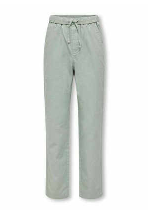 OSJLINUS - Stoffhose - iceberg green