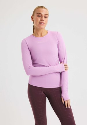 JACQUARD LS - Top - smoky grape