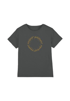Cotton Soul, LORD OF THE RINGS ONE RING UNISEX - Print T-shirt - anthracite