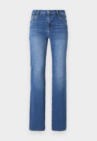 SLIM RAW - Jeans bootcut - blue