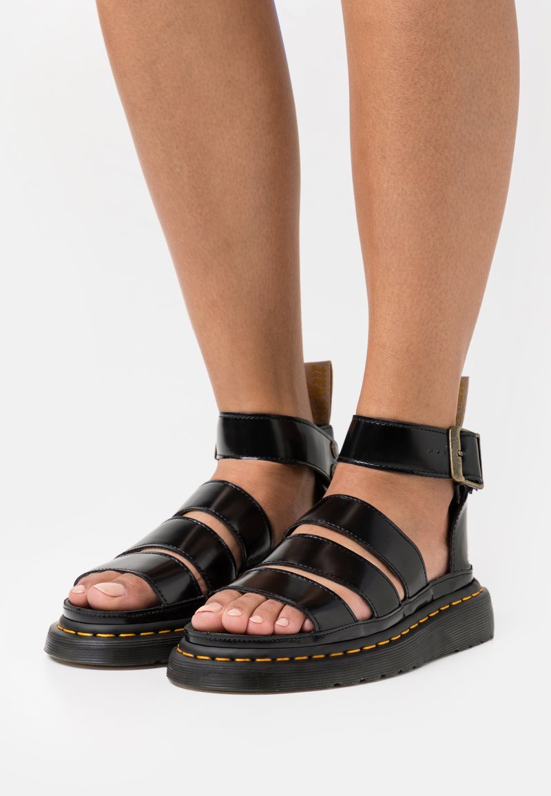 Dr. Martens VEGAN CLARISSA Platåsandaletter black oxford/svart