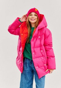 NAOKO DWUSTRONNA ALASKA BLISS - Zimní kabát - orange