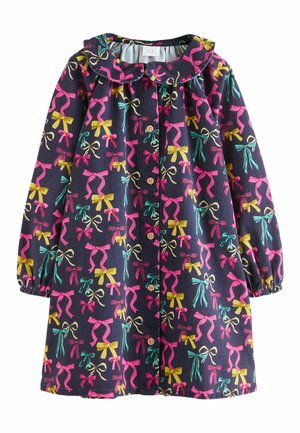 REGULAR FIT - Skjortekjole - navy bow print