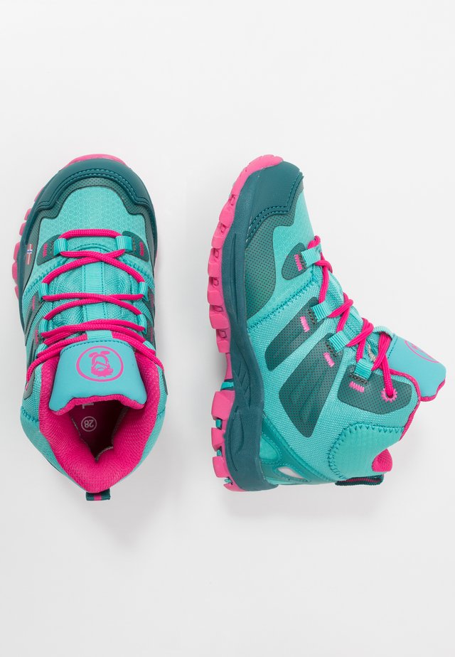 KIDS RONDANE MID UNISEX - Hikingschuh - smaragd/rubine