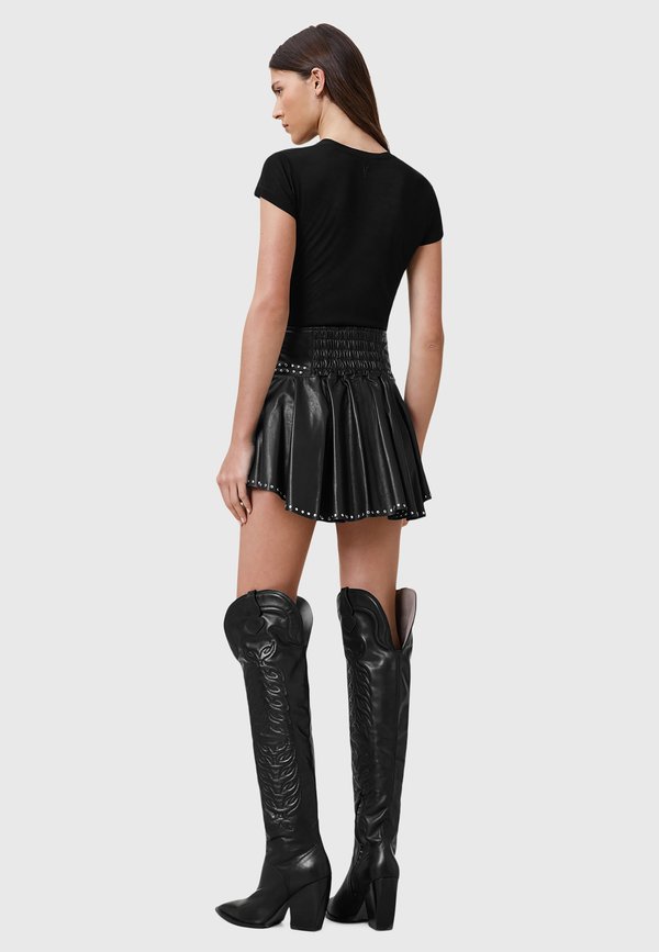 NARIA LEA  - Leather skirt3