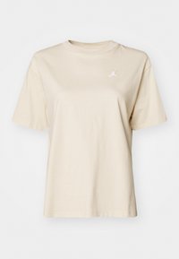 TEE - Basic T-shirt - legend light brown/sail