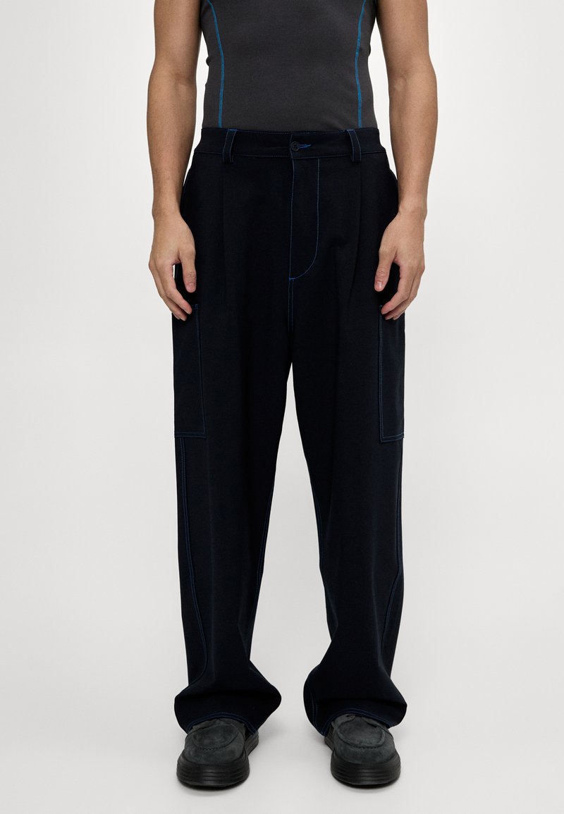 Sunnei - RICK PANTS - Pantalon cargo - dark blue, Agrandir
