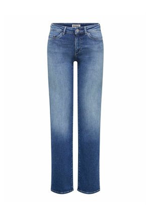 ONLY, STRAIGHT FIT JEANS ONLBLUSH MID WAIST STRAIGHT FIT JEANS - Jean droit - medium blue denim