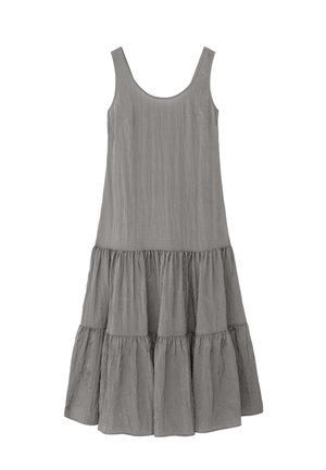 & OTHER STORIES, & OTHER STORIES TIERED MAXI DRESS - Robe longue - grey