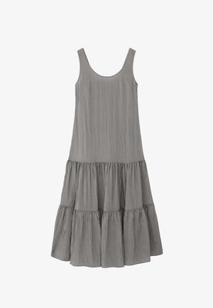 & OTHER STORIES, & OTHER STORIES TIERED MAXI DRESS - Robe longue - grey