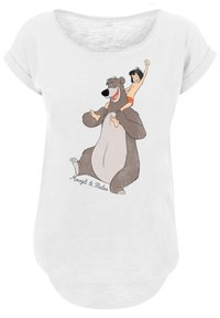 F4NT4STIC DISNEY DSCHUNGELBUCH MOGLI UND BALU - Print T-shirt - black