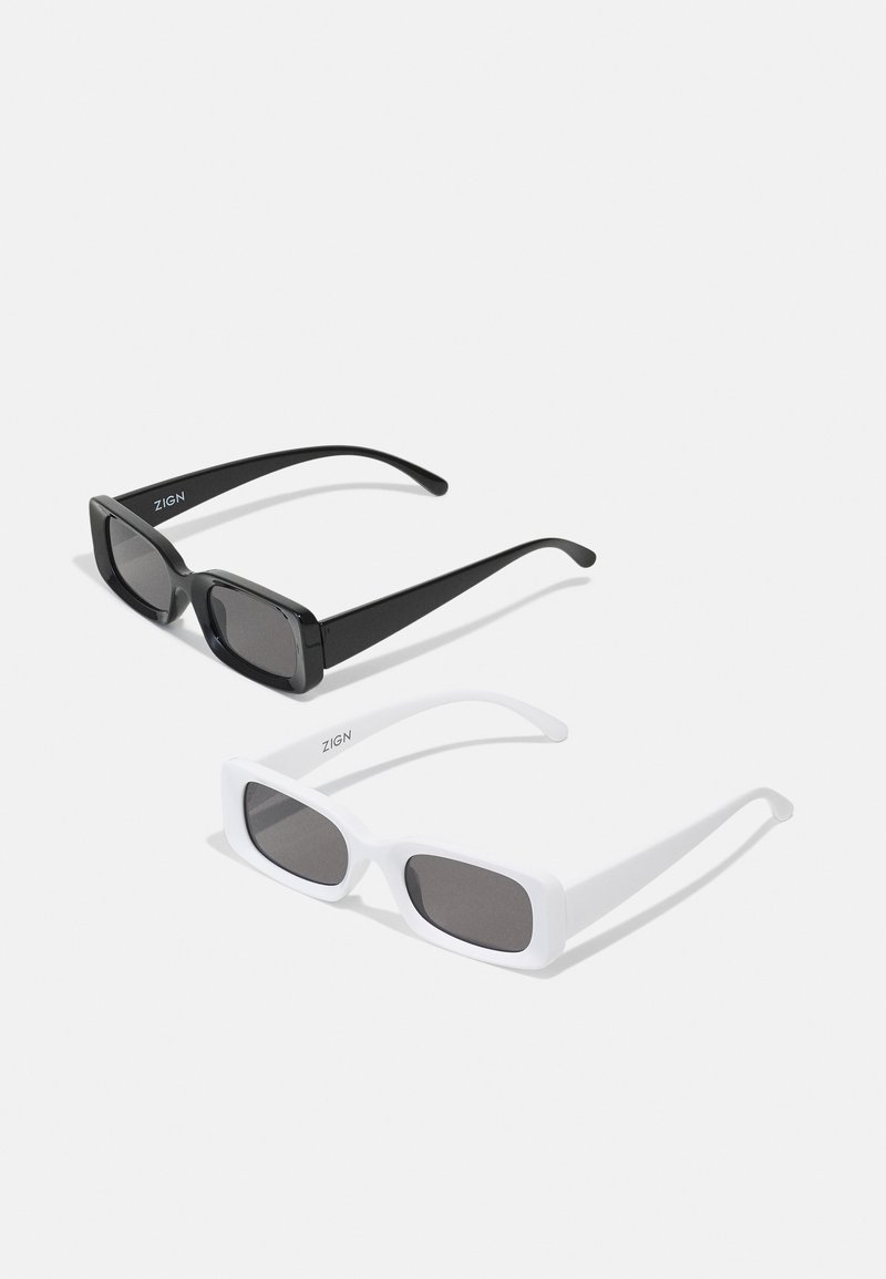 Zign - UNISEX 2 PACK - Sonnenbrille - black/white, Vergrößern