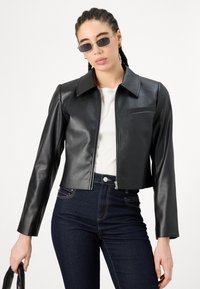 ONLY ONLAMILI - Giacca in similpelle - black