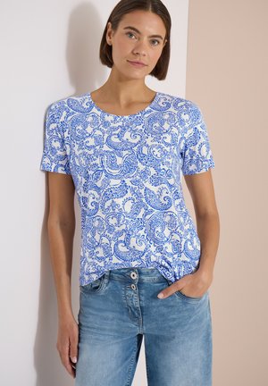 Cecil, T-SHIRT MIT RUNDHALS UND MUSTER - T-shirt print - vanilla white