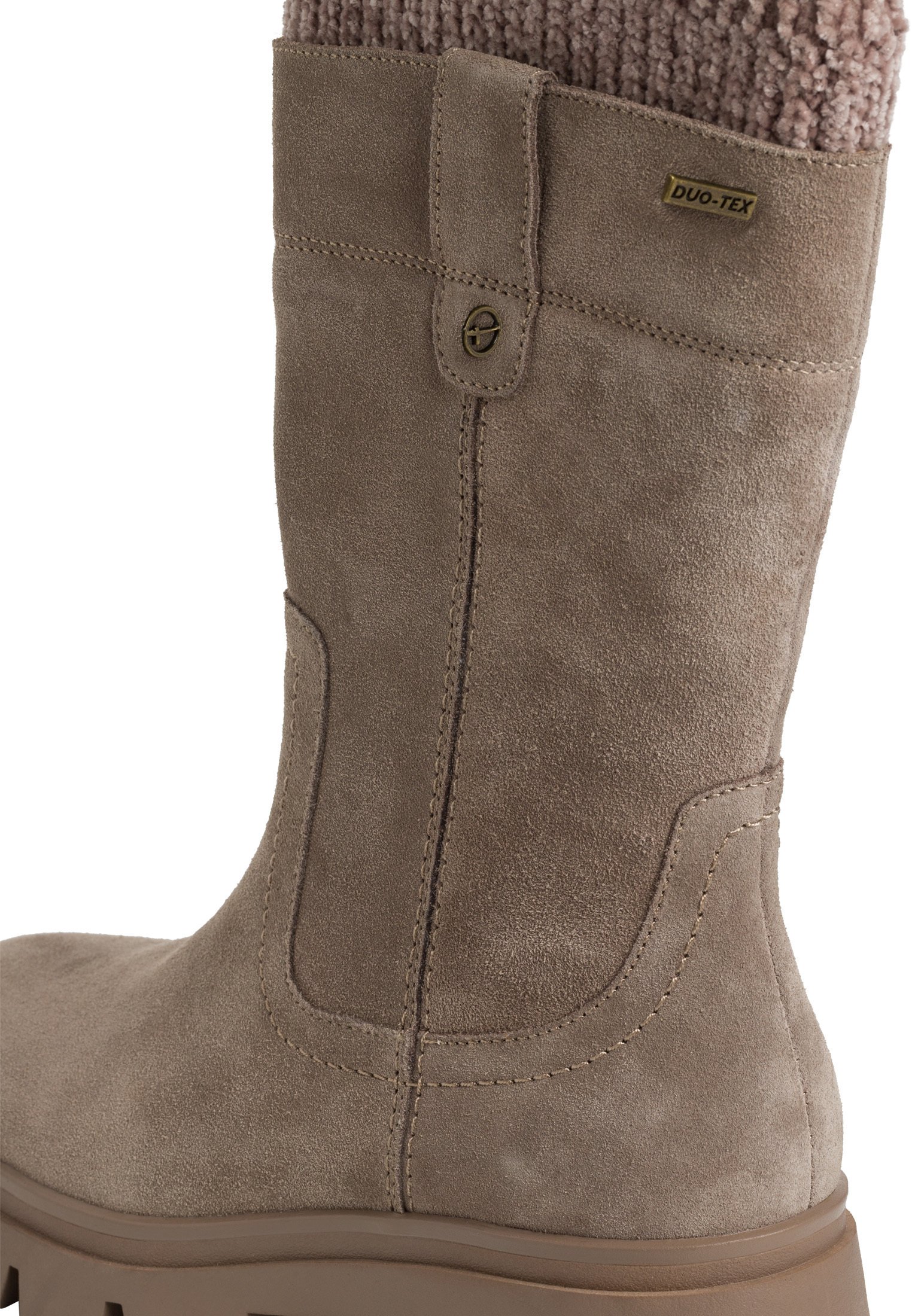 Bottes à Talons Frye En Cuir Marron Taupe - Taille 38.5 (US 7) - Doublure Cuir - Occasion Très Bon état