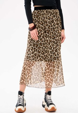 KATIE - A-lijn rok - beige
