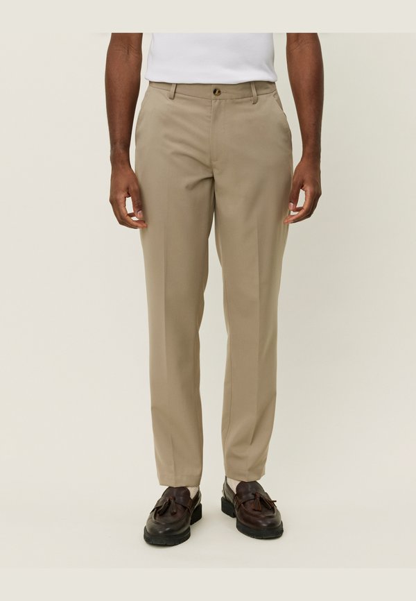 COMO SOLID PANTS - Trousers - dark sand