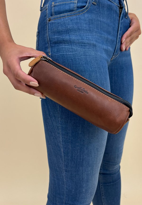 LENNARD - Federmäppchen - dunkelbraun