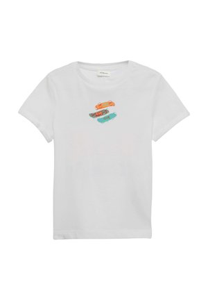 MIT FRONT- UND RÜCKEN - T-Shirt print - weiß