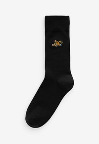 Next N LOGO FIVE PACK - Calze - black flower logo