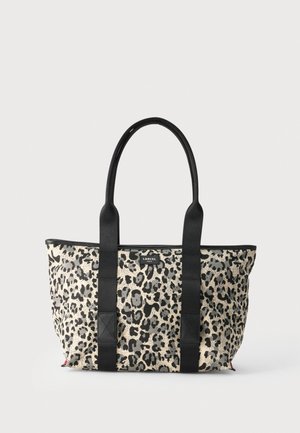Lancel, MISTRAL ROLLABLE TOTE BAG LEOPARD - Чанта за пазаруване - multi-coured/black