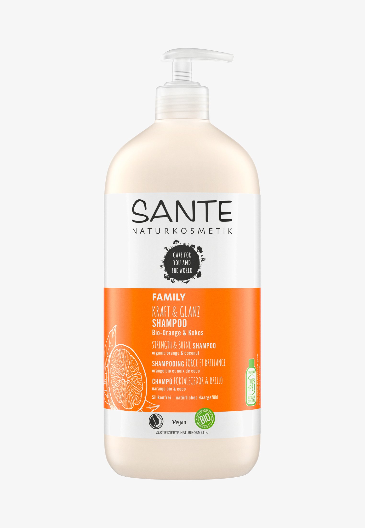 Sante Strength Shine Shampoo Organic Orange Coconut Shampoo Zalando De
