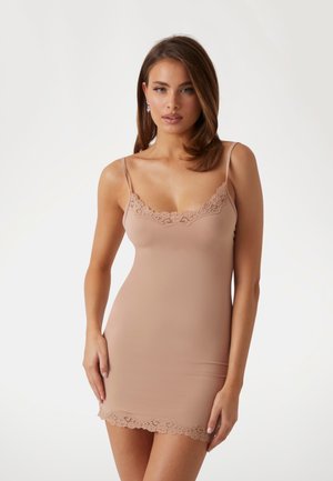Jersey dress - beige