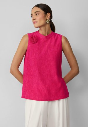STRUKTURIERTES MIT ABNEHMBARER BROSCHE - Blouse - pink