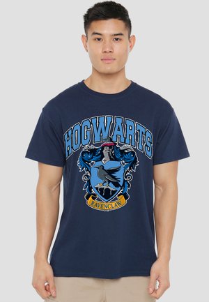Cotton Soul, HARRY POTTER HOGWARTS RAVENCLAW - Print T-shirt - dark blue
