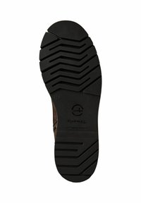 Tamaris Kotníkové boty na platformě - mocca suede