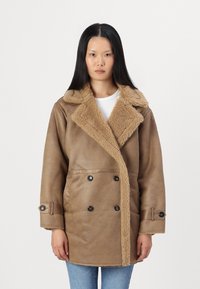 ONLY ONLYLVA BONDED COAT  - Cappotto classico - otter/tannin