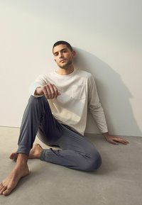 Next LONG SLEEVE 2 PACK - REGULAR FIT SET - Nattøj sæt - navy blue stone