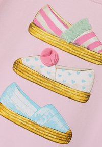 Name it 2ER-PACK  KURZARM - Print T-shirt - weiß-rosa