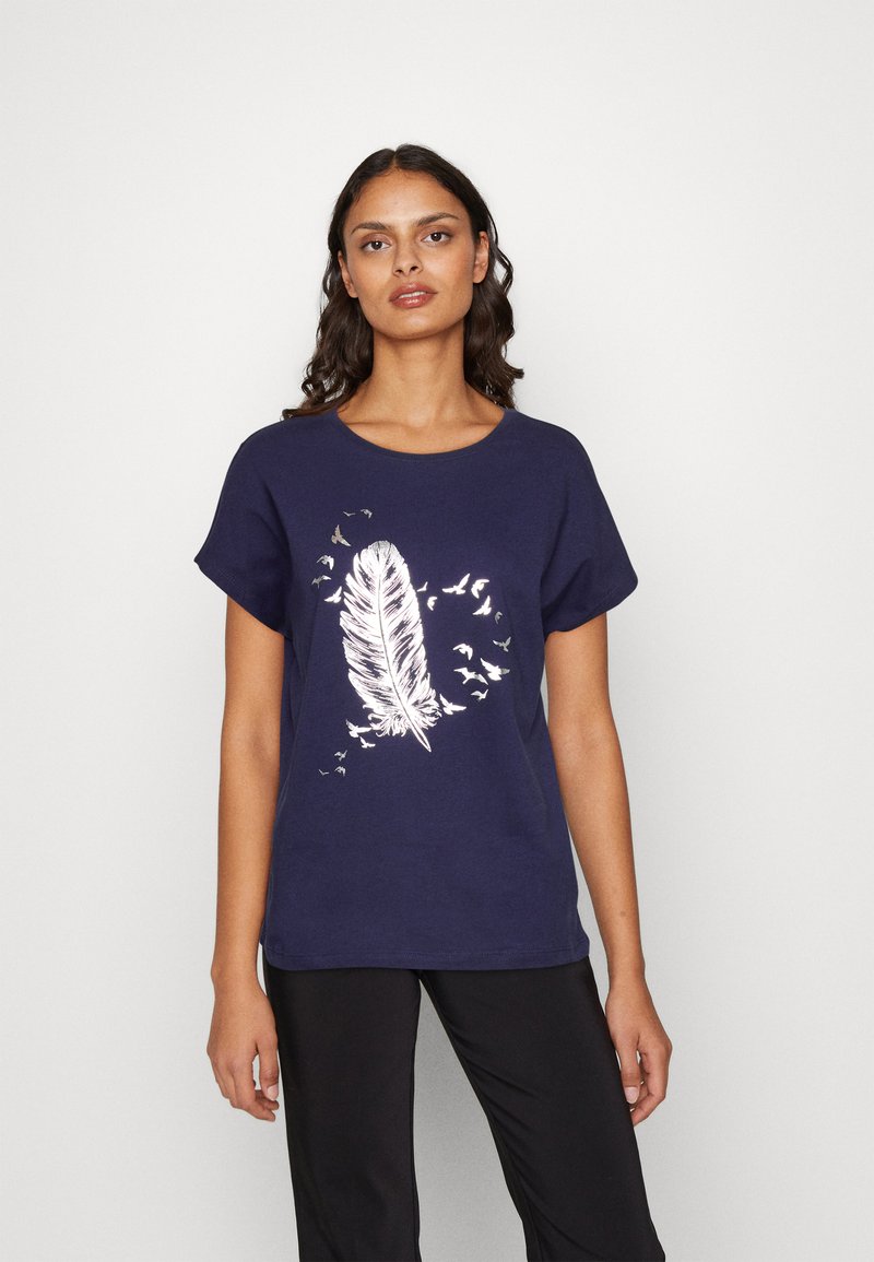 Anna Field Tshirt print blue/blauw Zalando.be