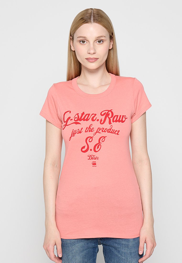 G-Star T-shirt print koraalrood G-Star T-shirt print koraalrood