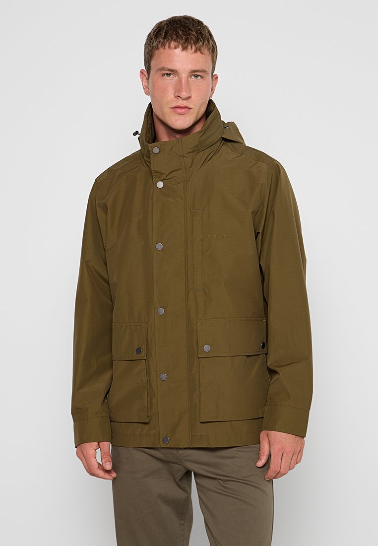 Gant Lichte jas wintergroen Gant Lichte jas wintergroen