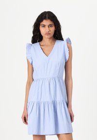 Vero Moda - VMFANNI SHORT - Day dress - hydrangea/snow white Thumbnail Image 1