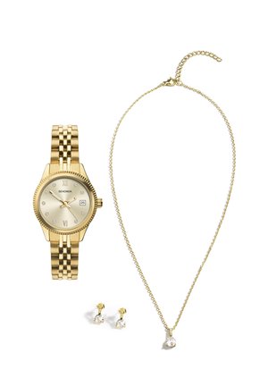 DAY WATCH GIFT SET - Necklace - champagne