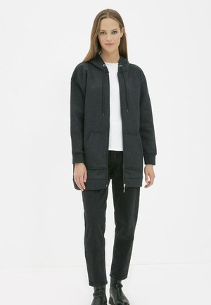Zip-up sweatshirt - dark green