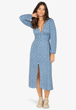 COOL NIGHT - Skjortekjole - blue