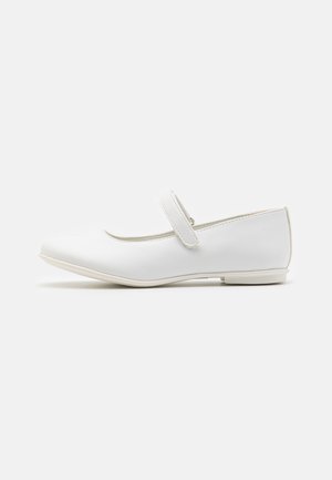 Ballerinaskor med remmar - bianco