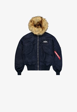 Alpha Industries, 45/P HOODED CUSTOM - Talvejope - rep blue