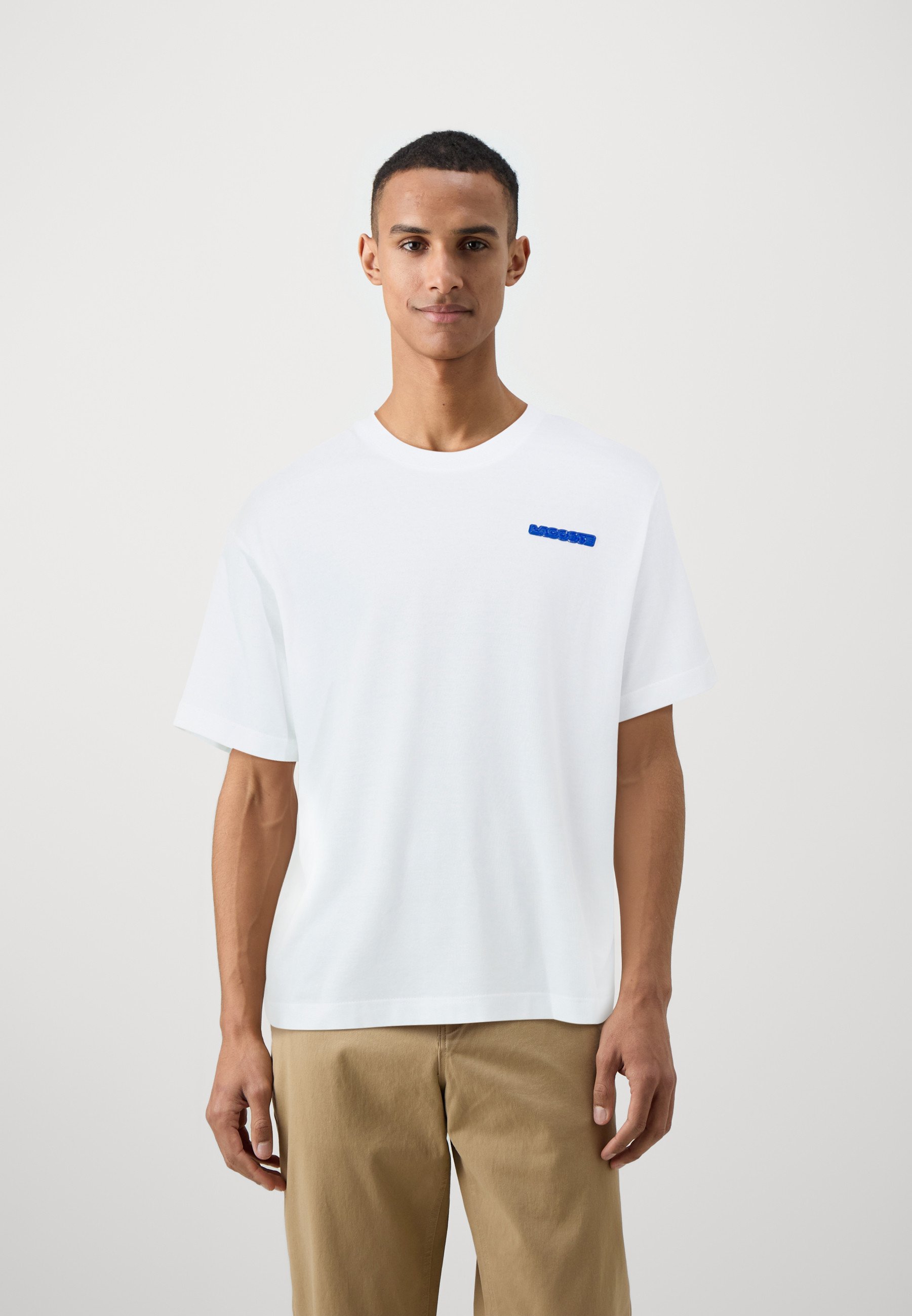 Lacoste - T-shirt z nadrukiem/biały - Zalando.pl