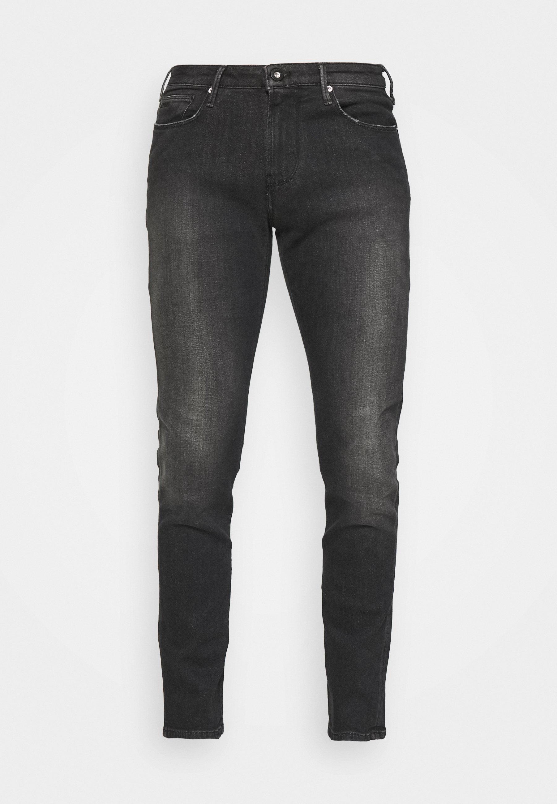 Emporio Armani Prigludę džinsai - denim nero/pilka - Zalando.lt